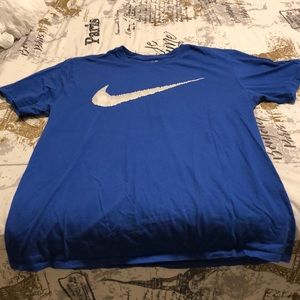 Mens Blue Nike Tee